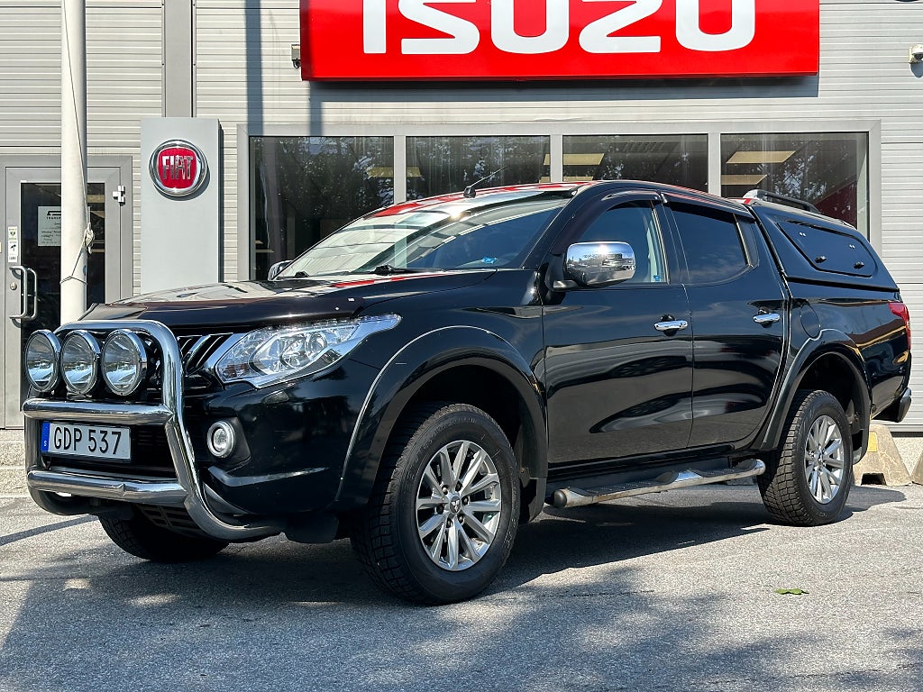 Mitsubishi L200 Dubbelhytt 2.4 4WD | Värmare| Kåpa| Garanti