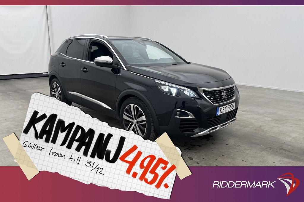 Peugeot 3008 BlueHDi 177hk GT Värm Focal Pano Ka 4,95% Ränta