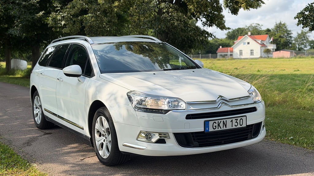 Citroën C5 Tourer 1.6 e-HDi Airdream EGS Euro 5, Svensksåld, Drag