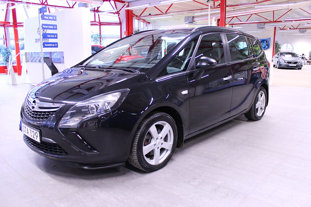 Opel Zafira Tourer 1.4 Turbo 7-sits, Dragkrok, Värmare