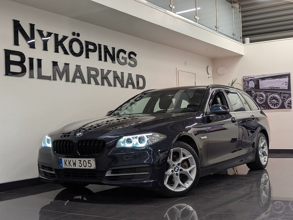 BMW 520d Touring Steptronic 190 hk Euro 6 | Dragkrok | V-hjul
