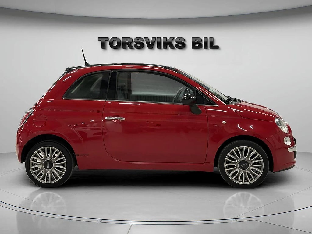 Fiat 500 1.2 8V Lounge Skinn Panorama HELGKAMPANJ - miniatyr 7