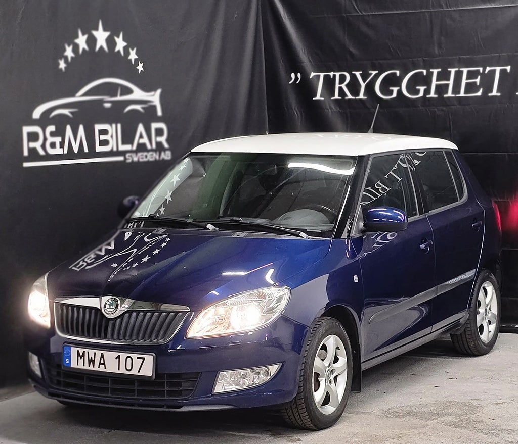 Skoda Fabia 1-ägare, Drag, P-sens, Farthållare, Ny Serv/Bes!!!