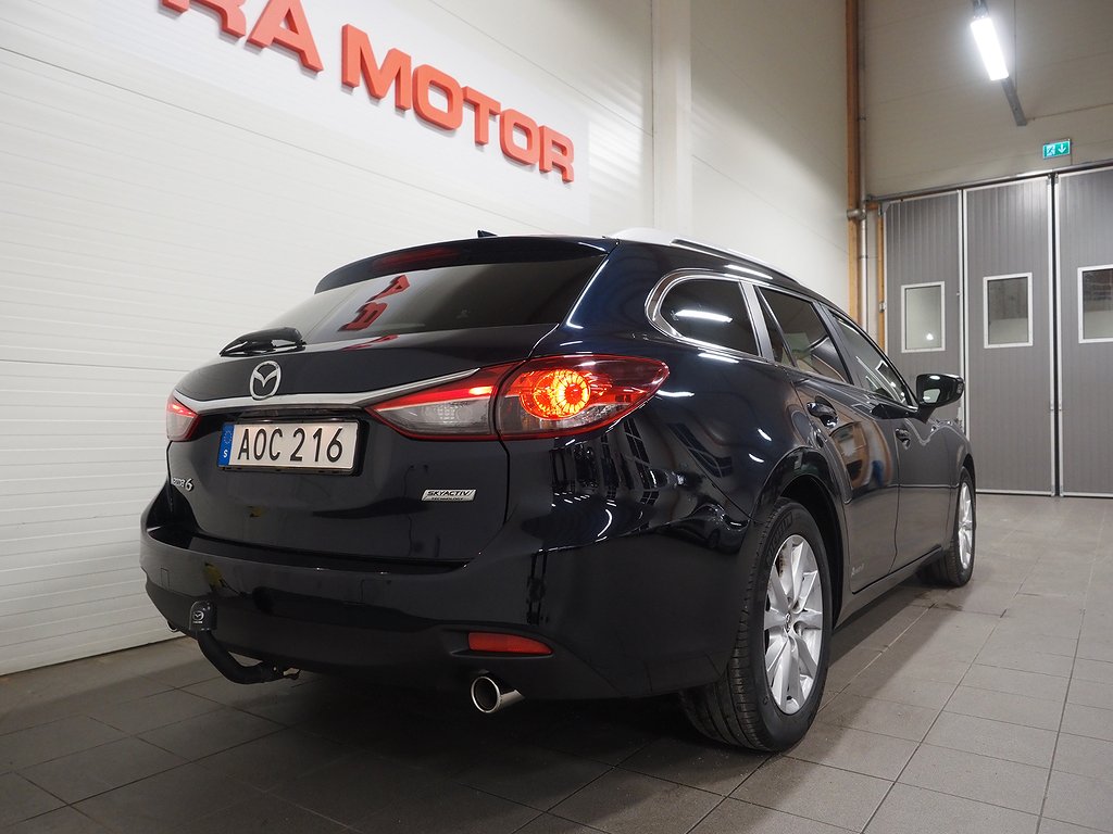 Mazda 6 Wagon 2.2 SKYACTIV-D Automat | Drag | M-Värmare 2014