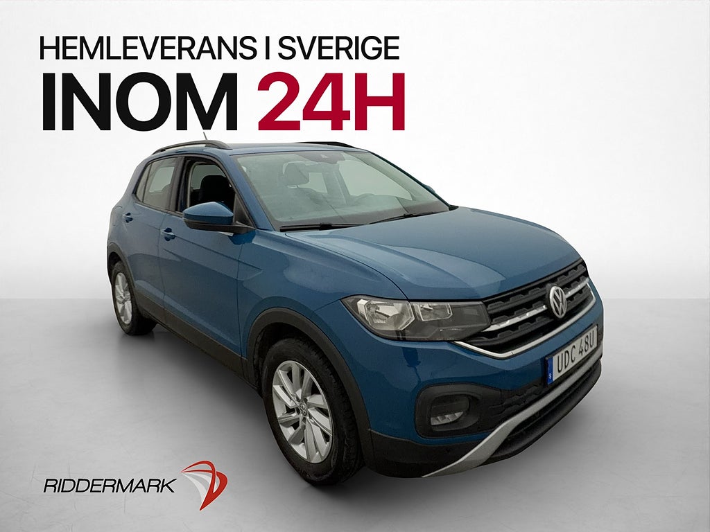 Volkswagen T-CROSS 1.0 TSI 95hk Base P-sensor Farthållare