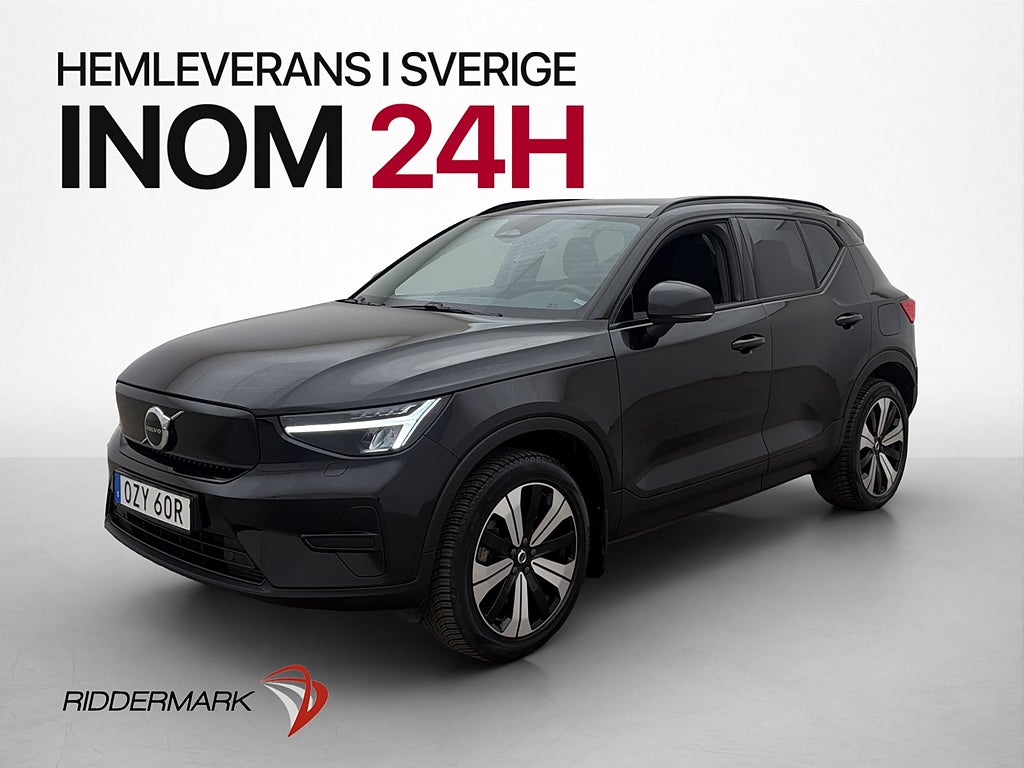 Volvo XC40 Recharge Twin 408hk Core Värmare Drag Kamera MOMS
