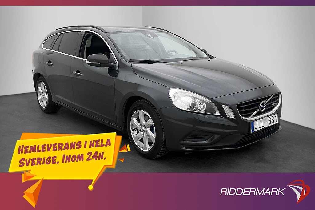 Volvo V60 D4 163hk R-Design Värmare Keyless P-sensorer Läder