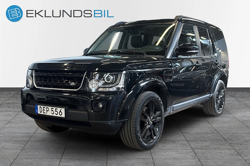 Land Rover Discovery 3.0 SDV6 4WD Black Pack 7-sits Skinn Navi Värmare Drag