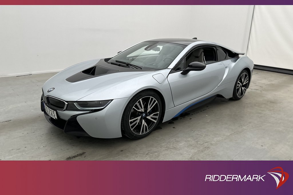 BMW i8 xDrive 362hk Navigation H/K HUD 360° Skin 4,95% Ränta