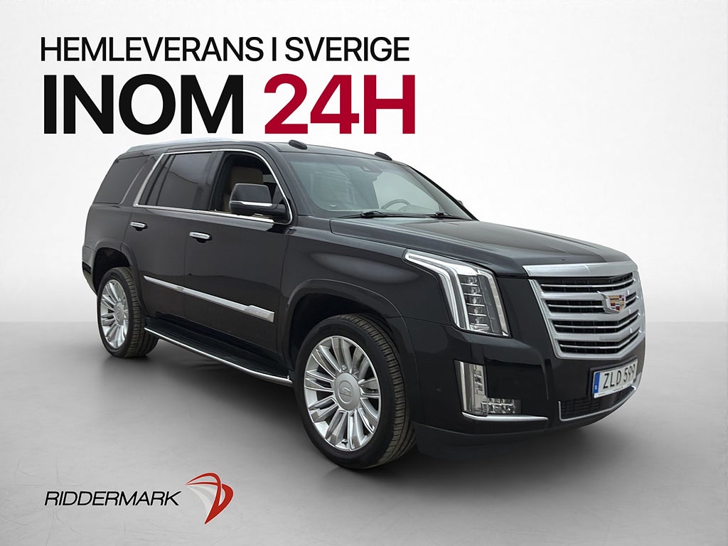 Cadillac Escalade 6.2 V8 4WD Platinum 8-Sits 360° BOSE