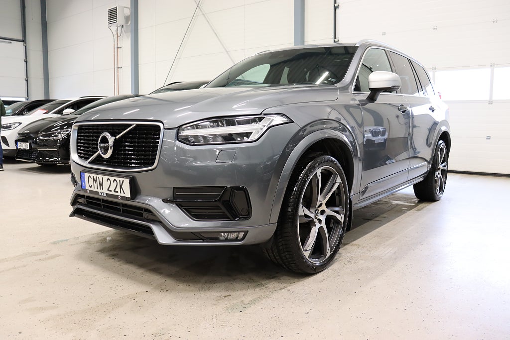 Volvo XC90 7-Sits D5 AWD R-Design PRO 360° Pano H/K MOMS 235hk