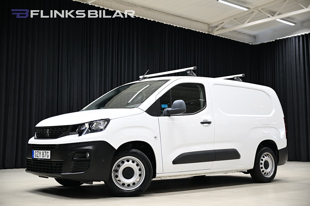 Peugeot Partner 102HK L2 Inredning|Dubbelgolv|Drag|Värmare|Leasvbar