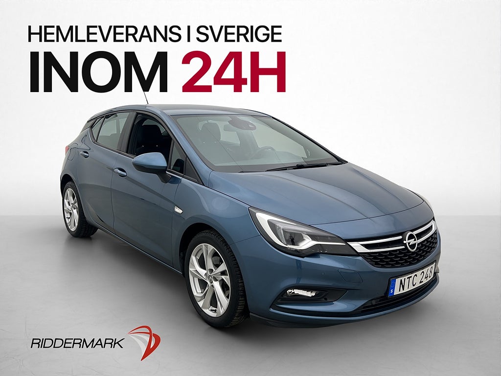 Opel Astra 125hk Dynamic P-Sensorer Värmare BT Rattvärme