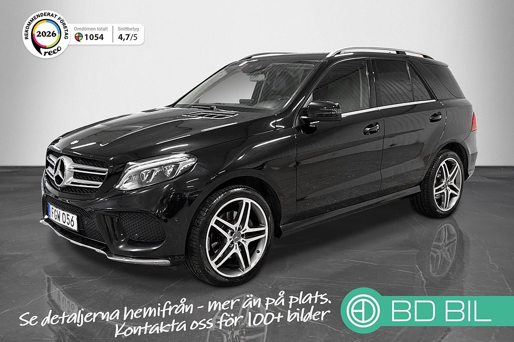 Mercedes-Benz GLE350 d 258HK 4M AMG H/K Värmare 360° Kamera Drag