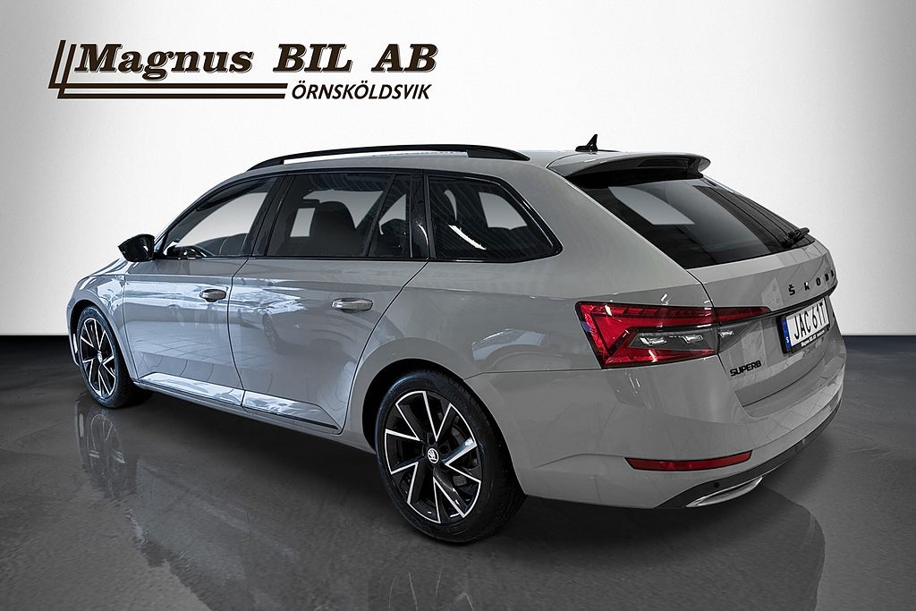 Skoda Superb Kombi 2.0 TDI 4x4 Business Sportline Drag Värmare Kamer miniatyr 3