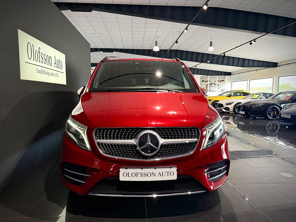 Mercedes-Benz V 300d 4matic AMG Lång Värmare Drag 7-sits - bild 8