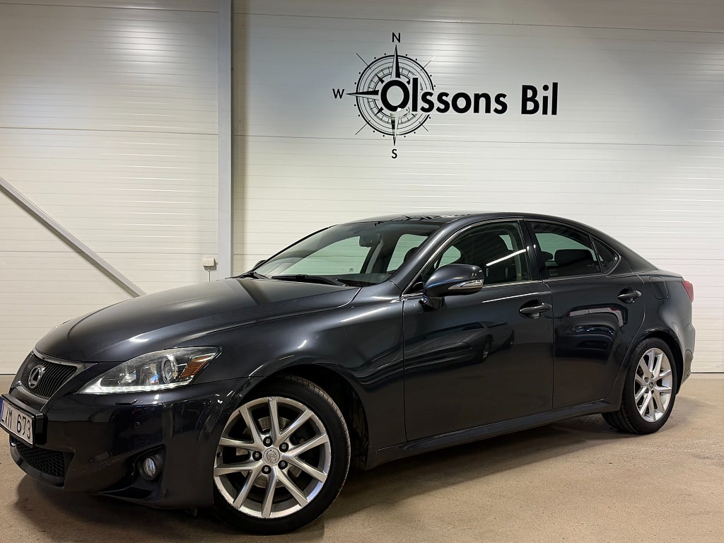 Lexus IS 250 2.5 V6 Aut Drag B-Kam GPS Läder Kelyess
