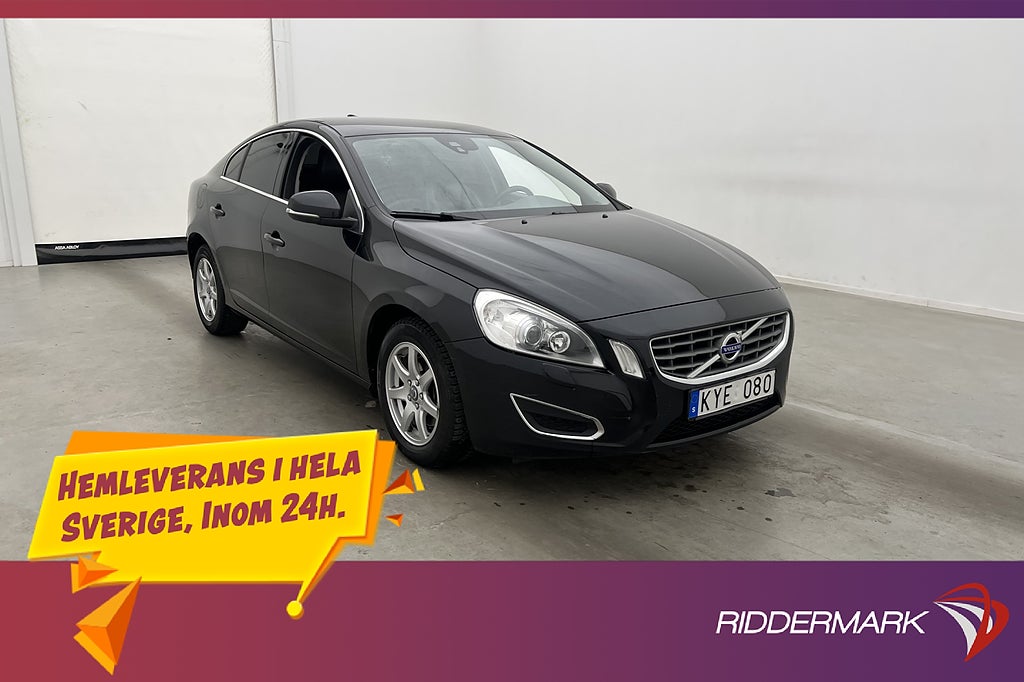 Volvo S60 T3 150hk Summum Skinn 2 Brukare Navigator