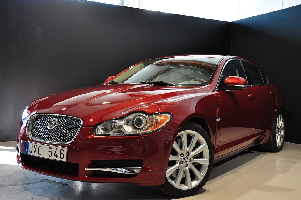 Jaguar XF 5.0 V8 385hk Portfolio Svensksåld OBS 910 mil