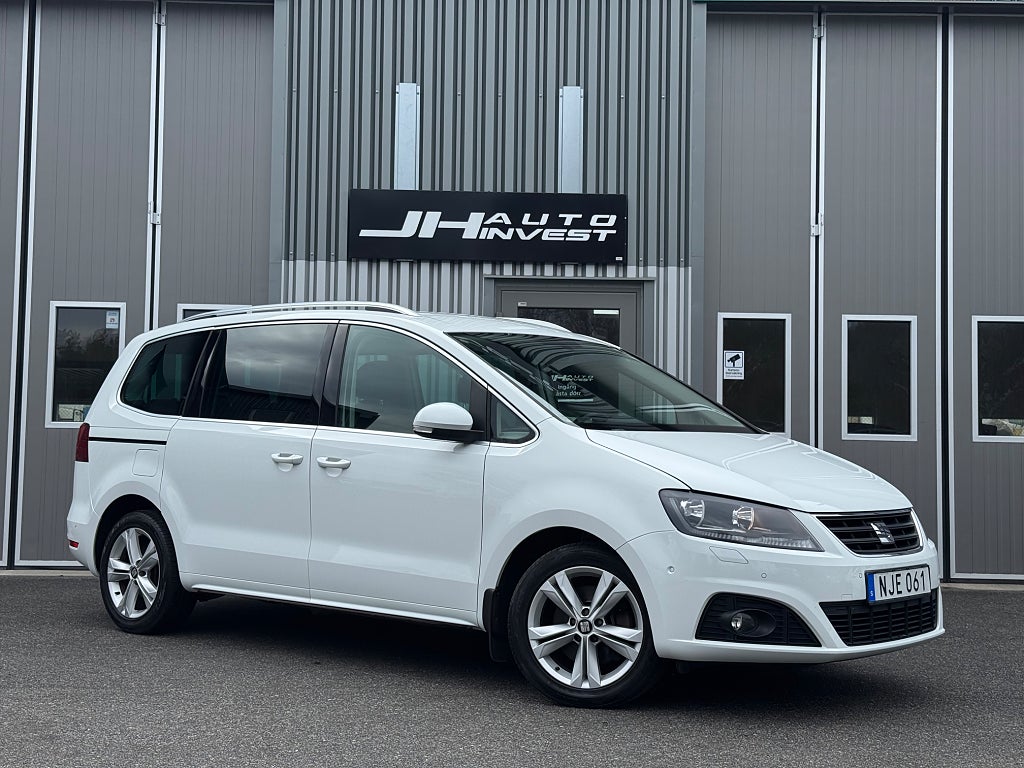 Seat Alhambra 2.0 TDI DSG Euro6 7-sits 184hk Svsåld Värmare 