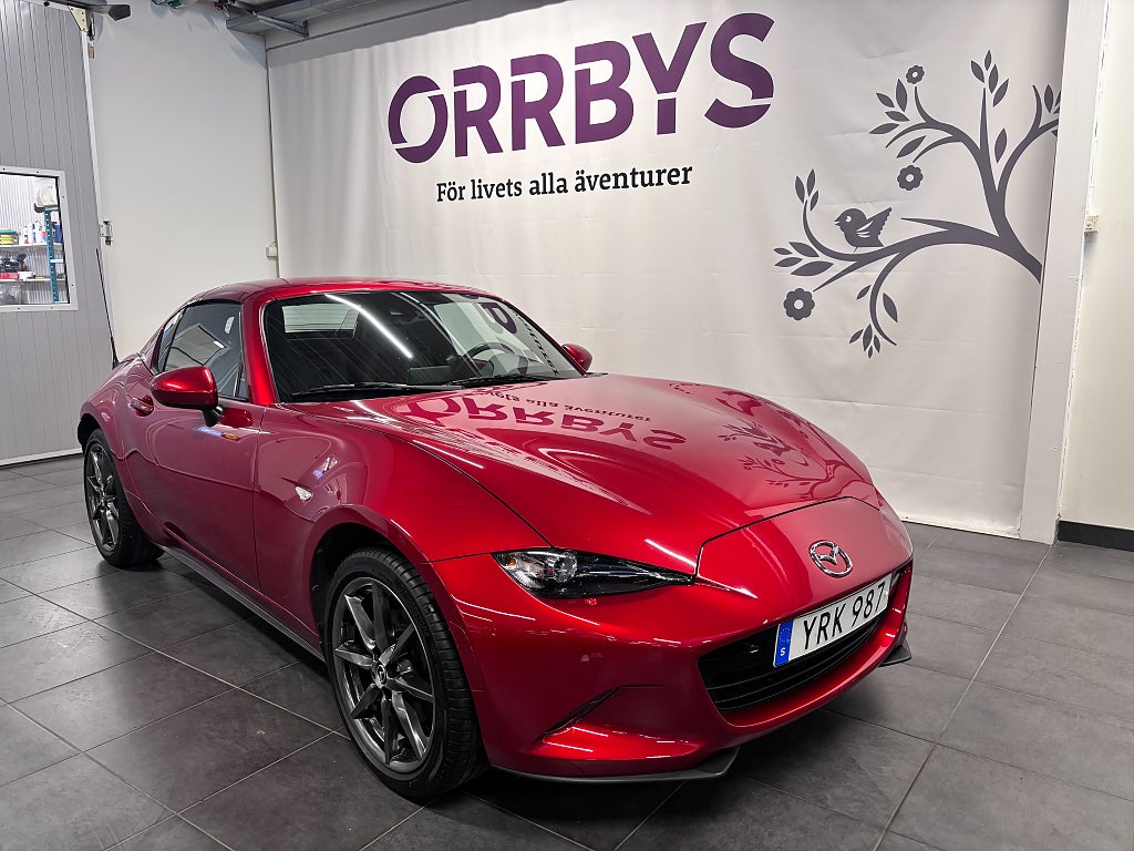 Mazda MX-5 RF 2.0 SKYACTIV-G Automat 160Hk Skinn Gps 