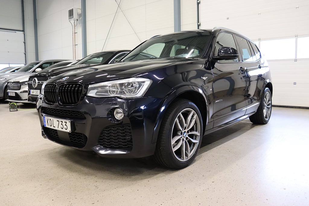 BMW X3 xDrive30d M Sport 1-Ägare  Läder Drag B-kam HUD 258hk