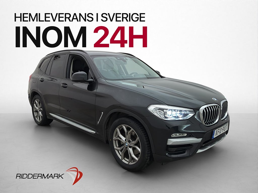 BMW X3 xDrive20d D-Värmare Drag Navi HiFi Halvskinn