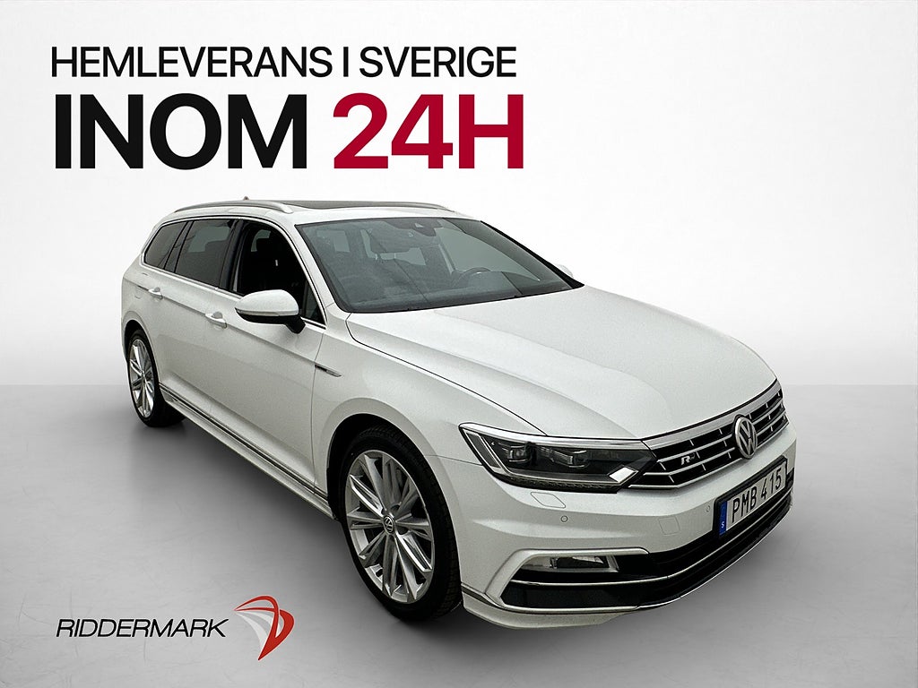Volkswagen Passat 2.0 TSI 4M GTR Drag Värm Pano Kamera Skinn