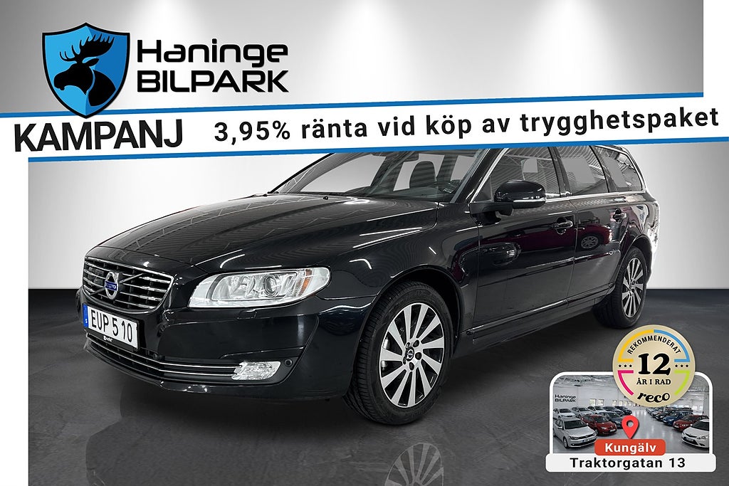 Volvo V70 D4 Geartronic / Dragkrok / Blis / Superdeal 3,95%