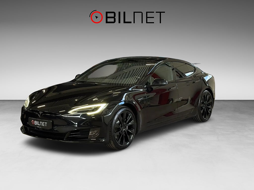 Tesla Model S 100D Pano Carbon 21" Luftfjädring HiFi Facelift Upg-AP