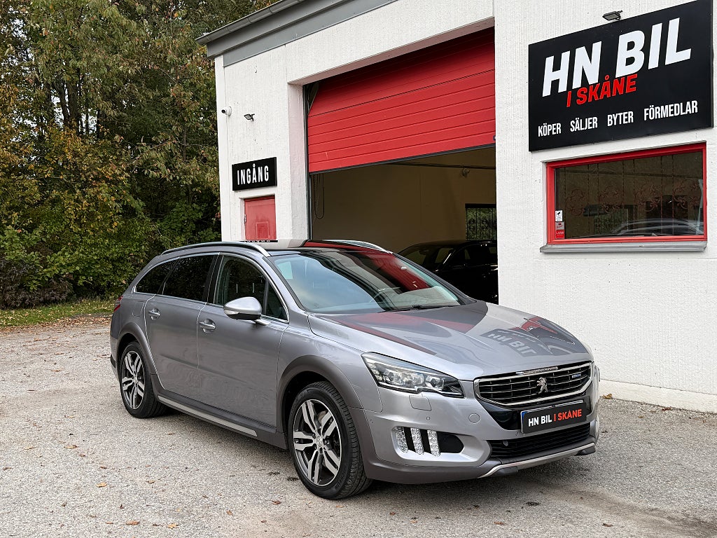 Peugeot 508 SW 2.0 RXH |Panorama|Navi|B-kamera|Dödavinkel V NY Besiktigad