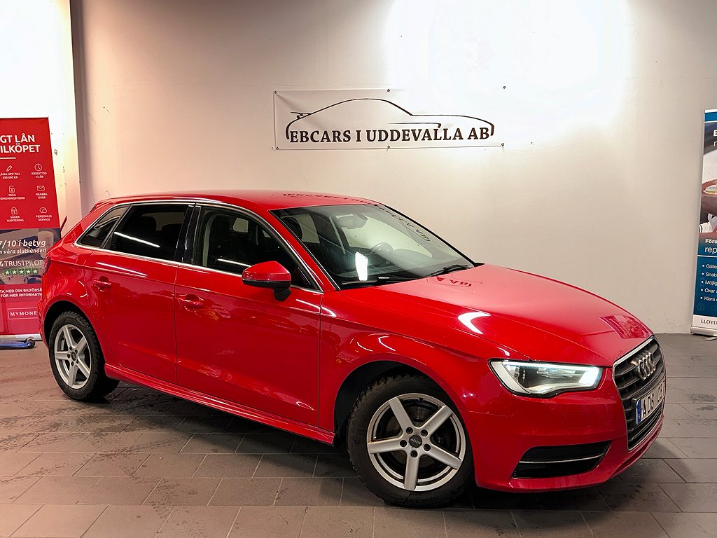 Audi A3 Sportback 1.6 TDI ultra A 1140kr/mån Ny Bes S&V-Däck