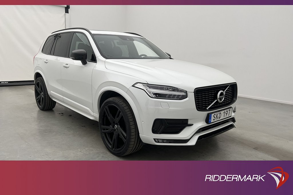 Volvo XC90 Polestar D5 AWD R-Design 7-sits VOC Pano B&W Luft