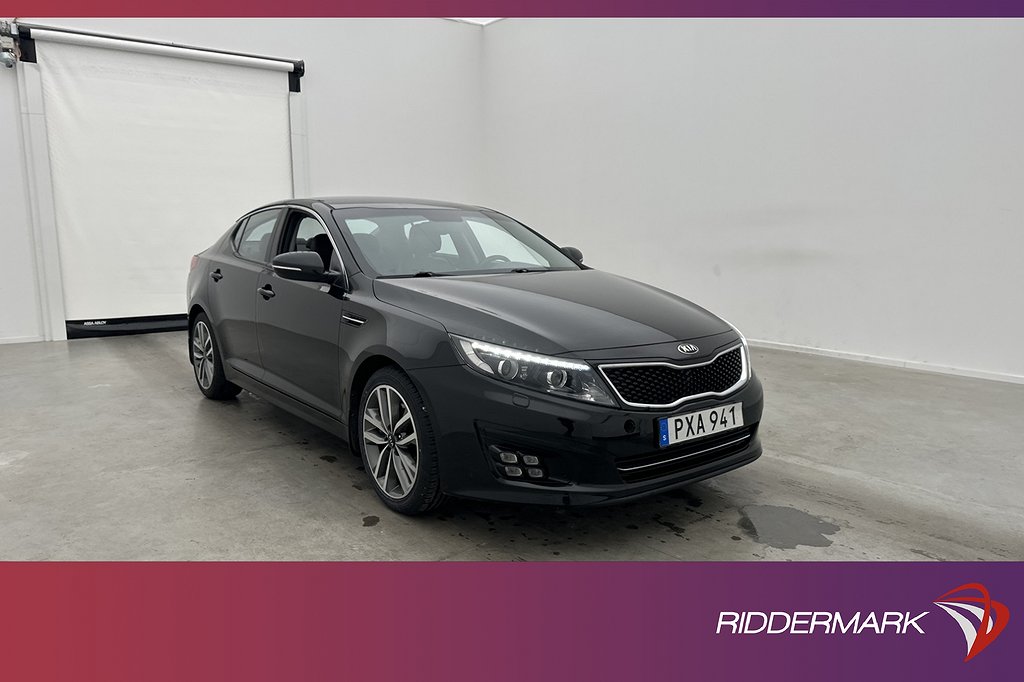 Kia Optima 1.7 CRDi 136hk Sensorer Halvskinn Elstol Dragkrok