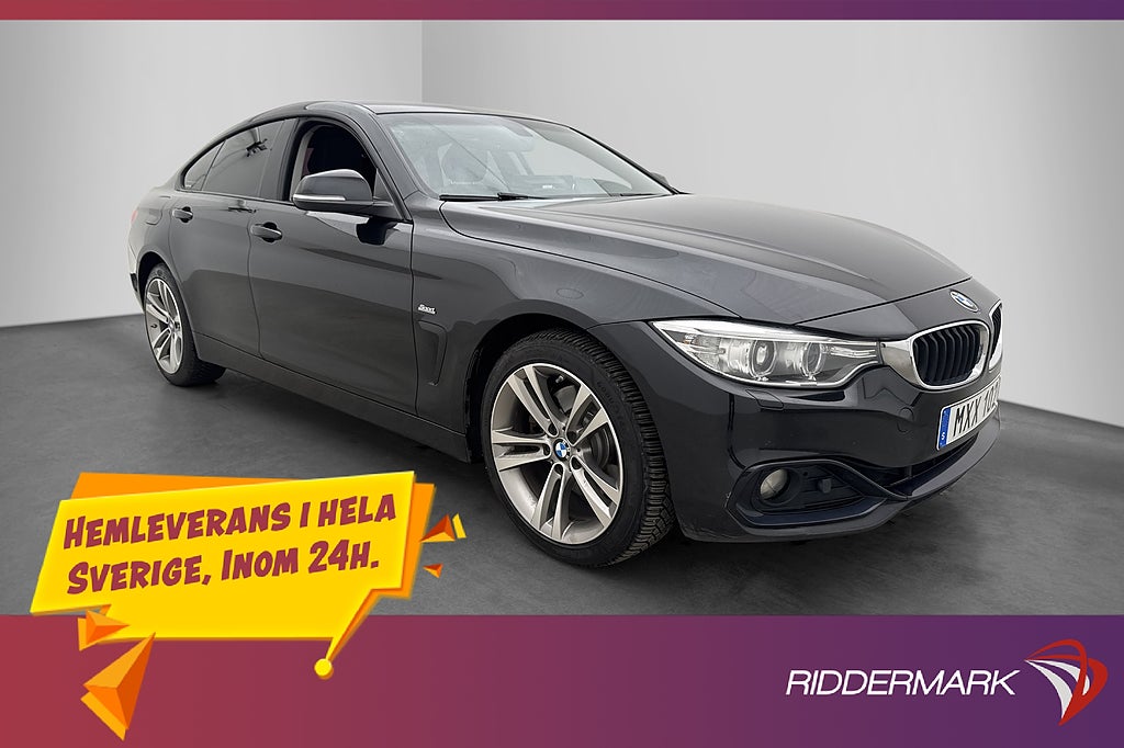 BMW 430 i xDrive GC 252hk Sport line Sensorer HiFi M-Ratt