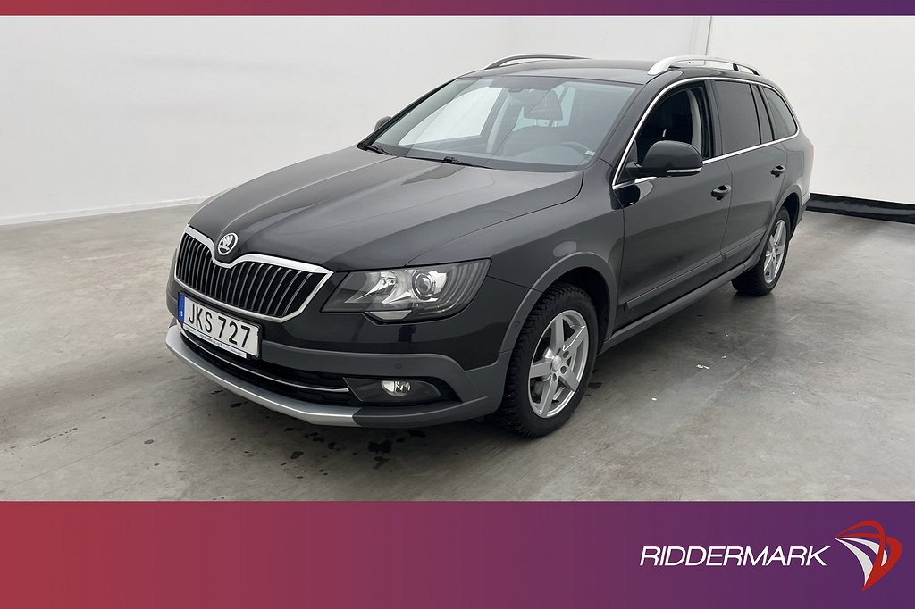 Skoda Superb TDI 4x4 170hk Elegance Värm Navi Skinn Sensorer