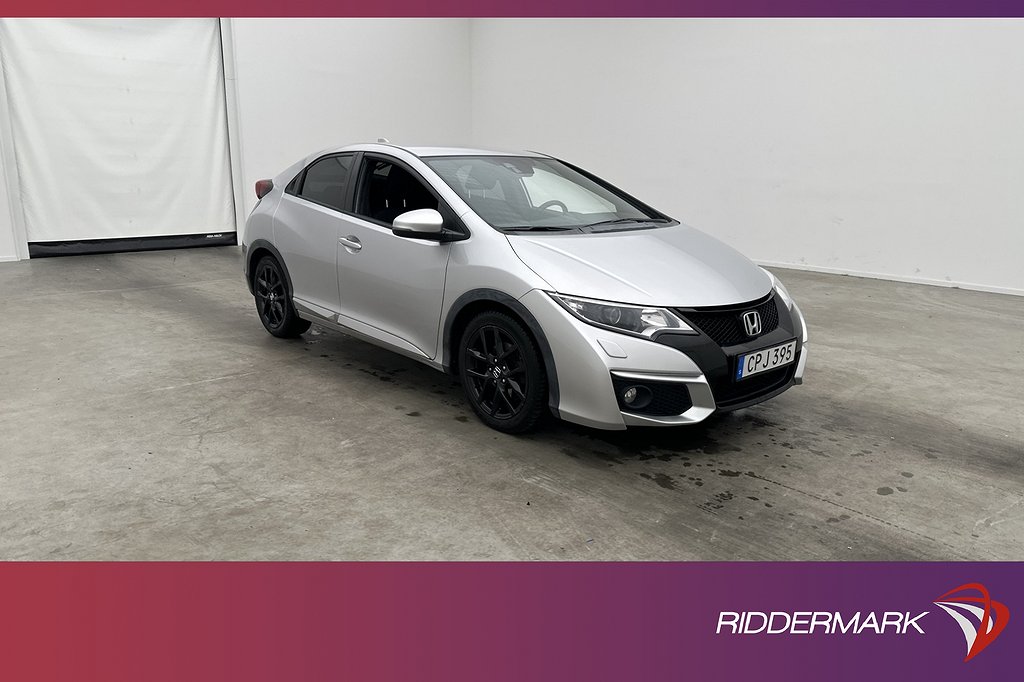 Honda Civic i-DTEC 120hk Sport Kamera Farthållare