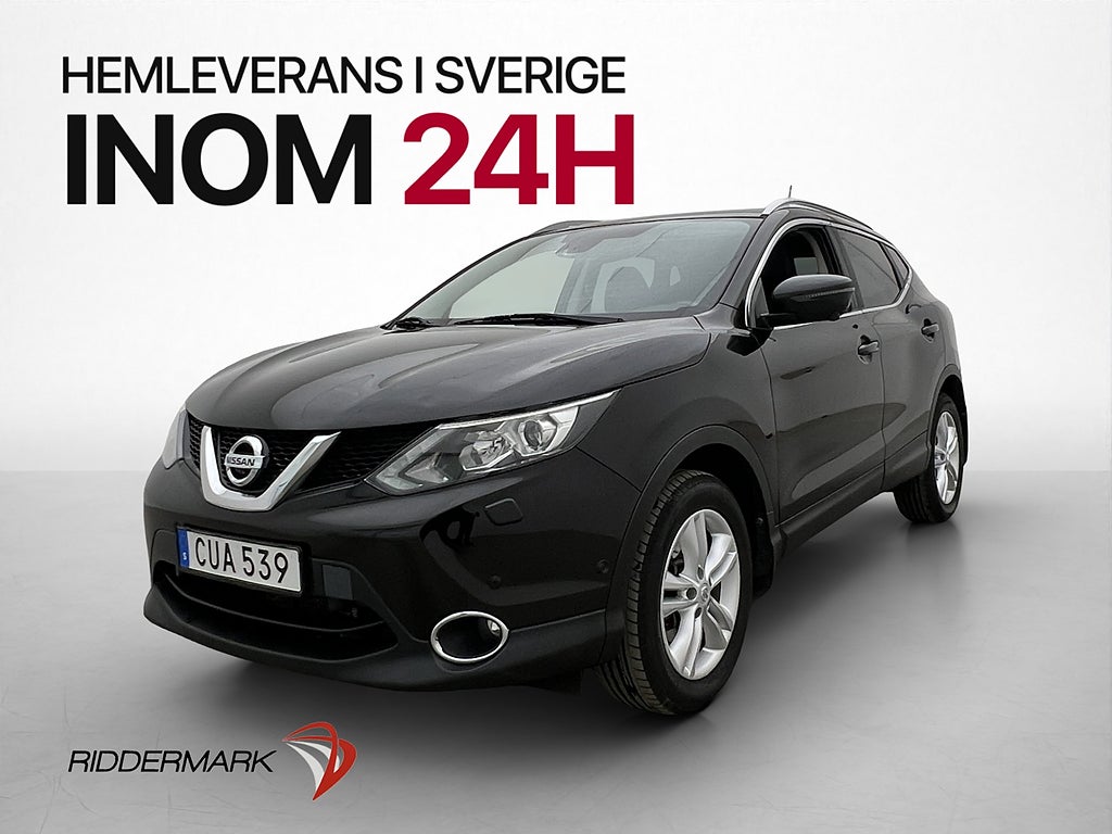 Nissan Qashqai 1.6 dCi 130hk Tekna Drag 360° Pano P-sensorer