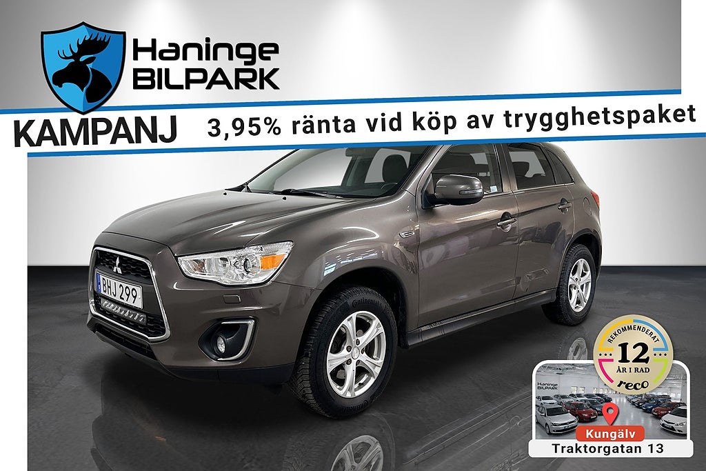 Mitsubishi ASX 2.2 Di-D 4WD Comfort/SUPERDEAL 3,95´%/LÅGMILARE