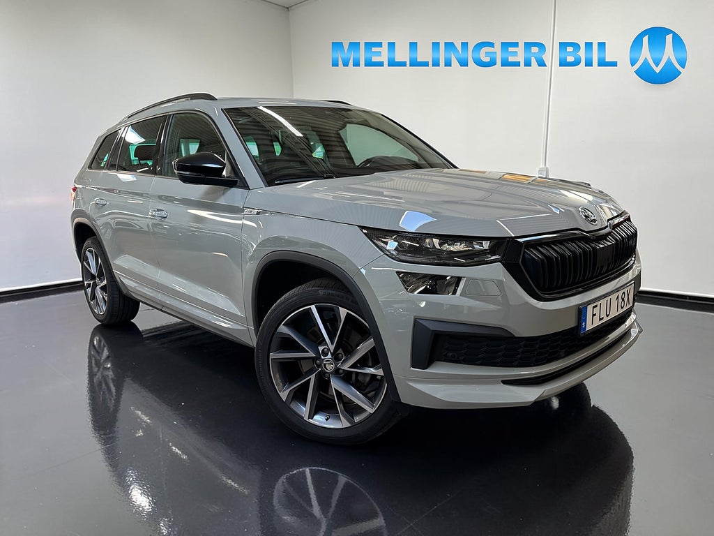 Skoda Kodiaq 2.0 TSI 4x4 Sportline Drag Värmare Panorama Kamera