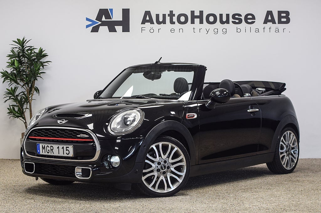 MINI Cooper S Convertible JCW 211HK Sportavgas Chili H/K Head Up