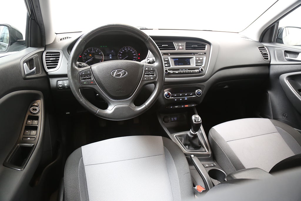 Hyundai i20 1,0 T-GDI blue 120hk Premium Plus Kamera P-sensor 2017