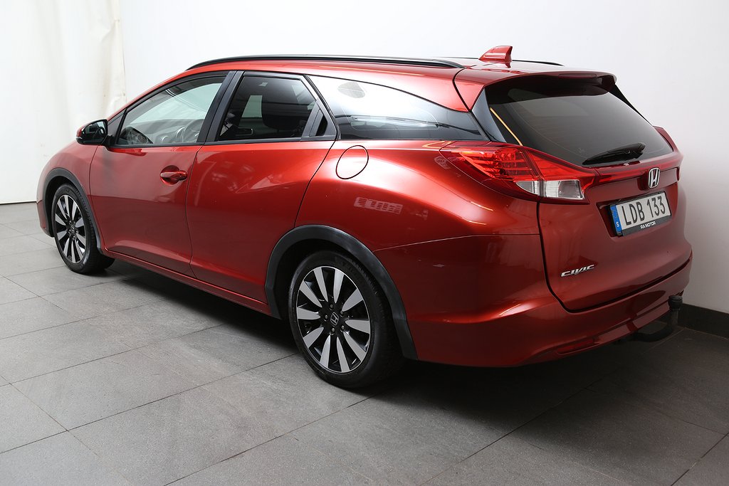 Honda Civic 1,6 i-DTEC Elegance Tourer Motorv Drag Extraljus 2015