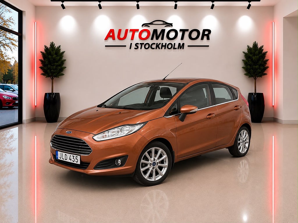 Ford Fiesta 5-dörrar 1.0 EcoBoost AutoTitanium Euro 6 Bak sensor 