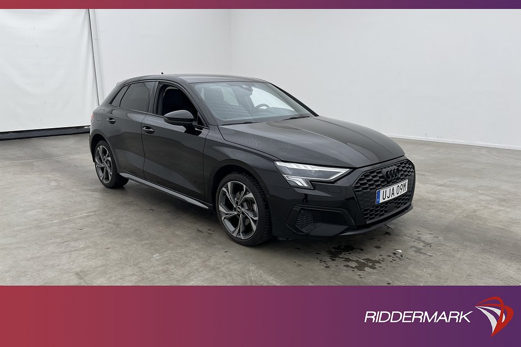 Audi A3 Sportback 40 TFSI e 204hk S-Line Cockpit Kamera