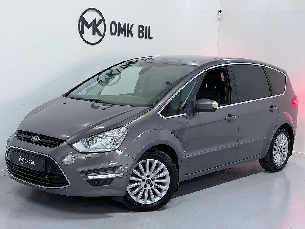 Ford S-Max 2.0 TDCi Powershift /7-sits /Nyservad /Nybesiktad