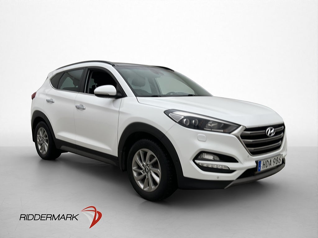 Hyundai Tucson AWD 177hk Premium Pano Webasto LED-Ramp Drag