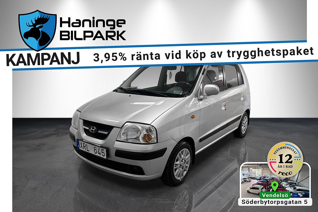 Hyundai Atos Prime 1.1 / NYBESIKTAD / SUPERDEAL 3.95% / LÅGMILAD 