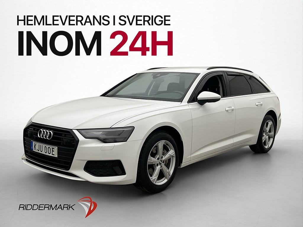 Audi A6 40 TDI Q Alpinpaket Värmare Drag Svart-Optik