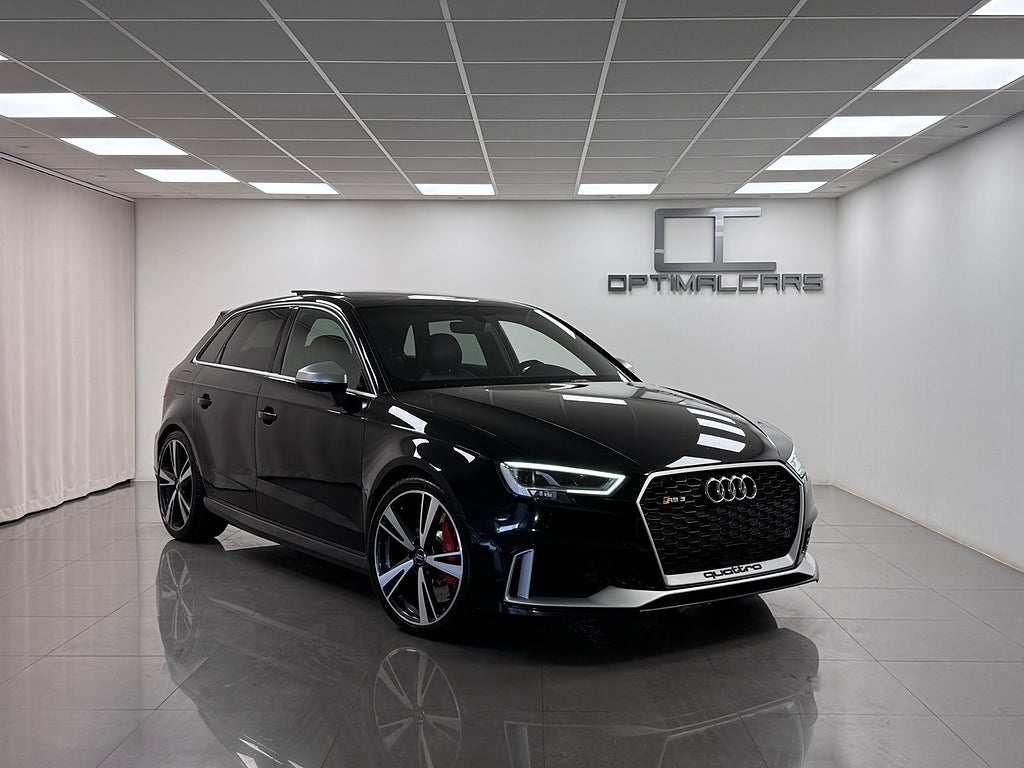 Audi RS3 Sportback 2.5TFSi Q Facelift 400HK Pano B&O Läder